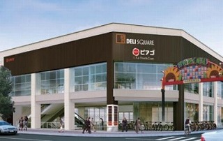 ＫＳ千種 スーパー：ﾋﾟｱｺﾞ ﾗ ﾌｰｽﾞｺｱ 今池店　587m